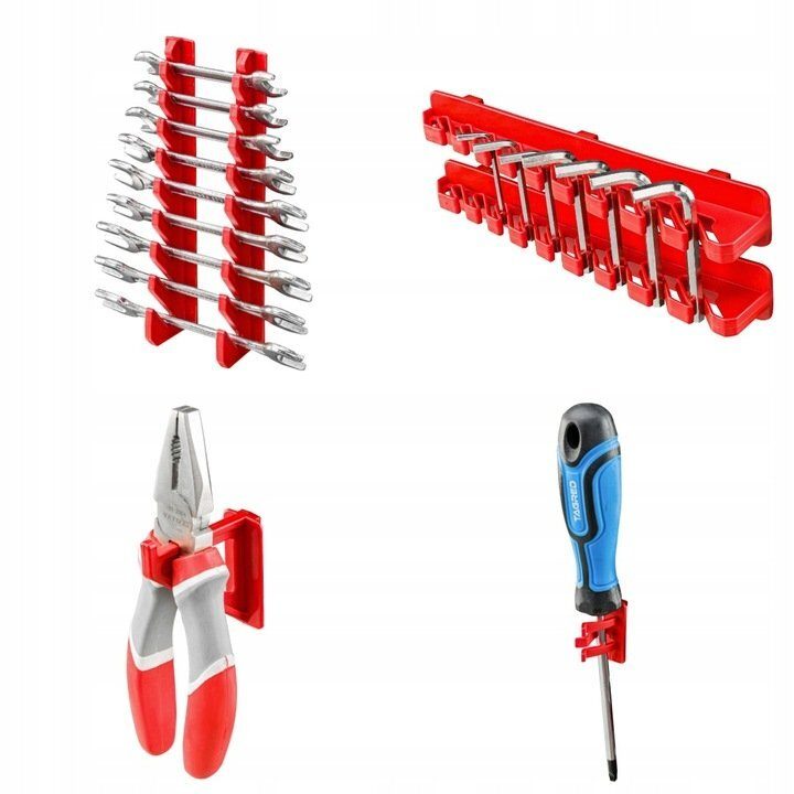 Workshop shelf tool wall 230x78 cm complete set