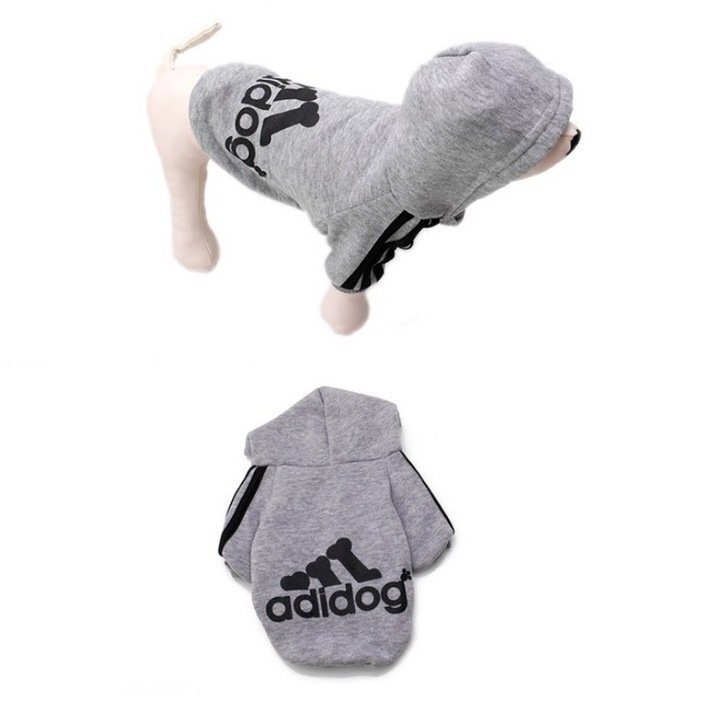 Adidog dog clothes, sweater, hooded jacket, outfit for dogs, puppies, color of your choice