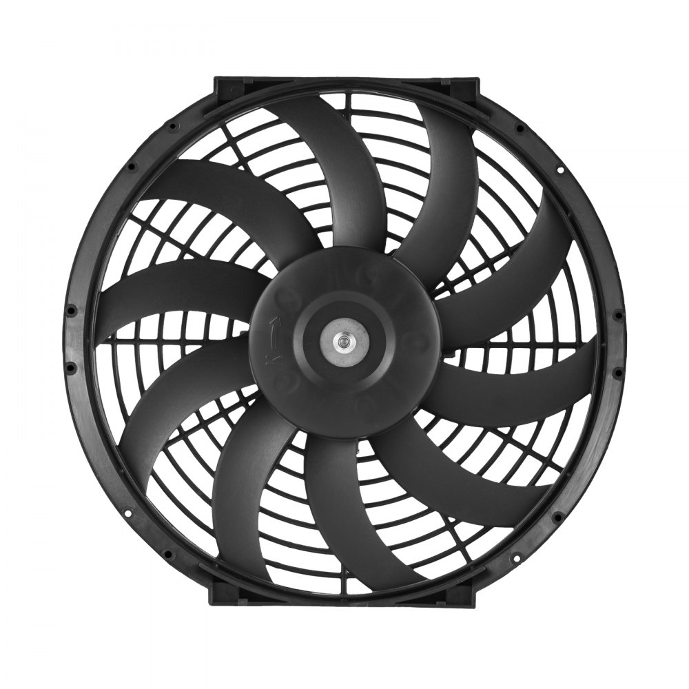Zonneventilator, ventilatie, ventilator, Φ340x70mm, zolderafzuigventilator met verstelbare thermostaat, buitengrille, 1300 CFM luchtstroomcapaciteit, voor gevel, dak, garage, werkplaats