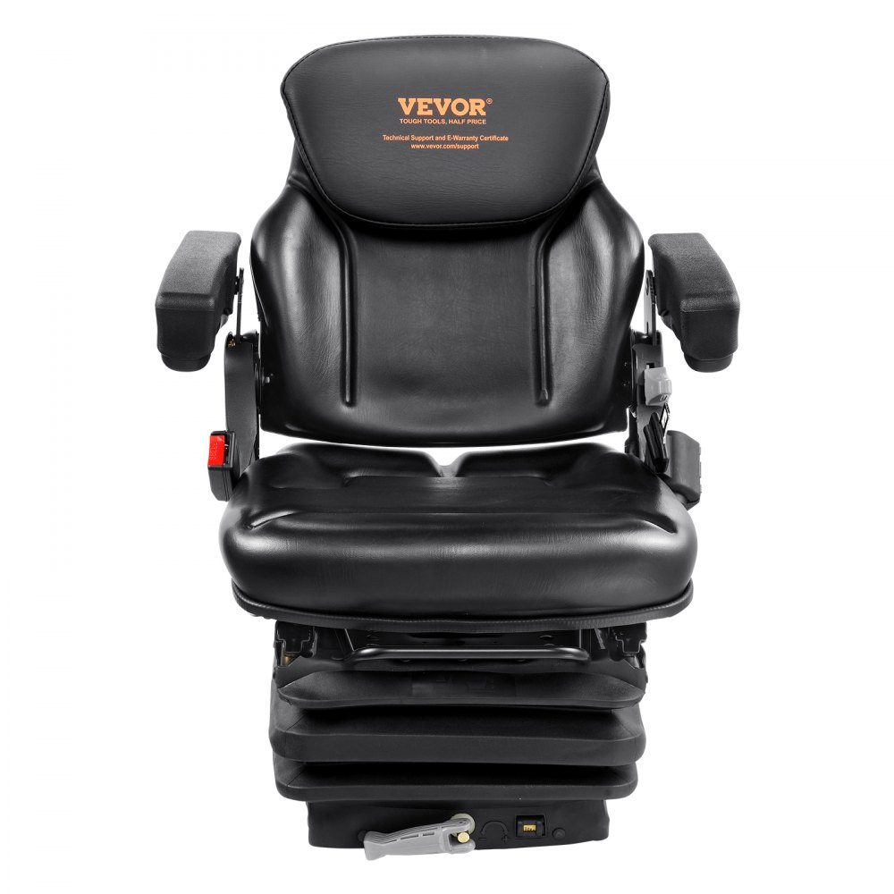 Tractor Seat 590 x 560 x 755mm 0-180° Tractor Seat Universal Tractor Seat Tractor Seat Tractor Seat Forklift PVC 33.1kg for most mechanical seats such as forklifts