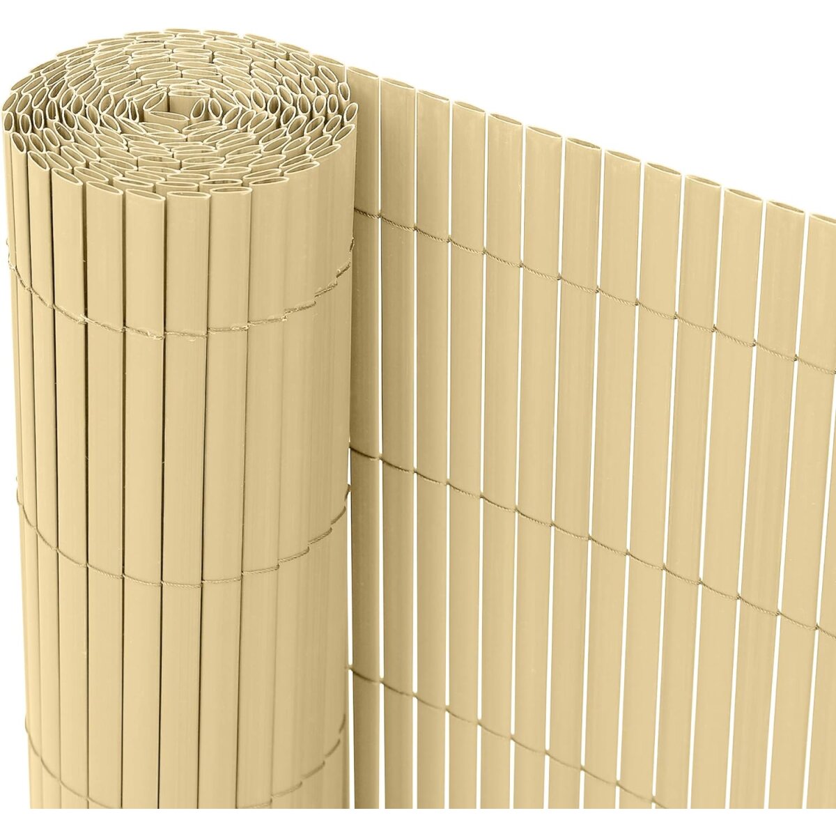 Rebels PVC privacymat, 100 x 400 cm, bamboe Rebels PVC privacymat, 100 x 400 cm, bamboe