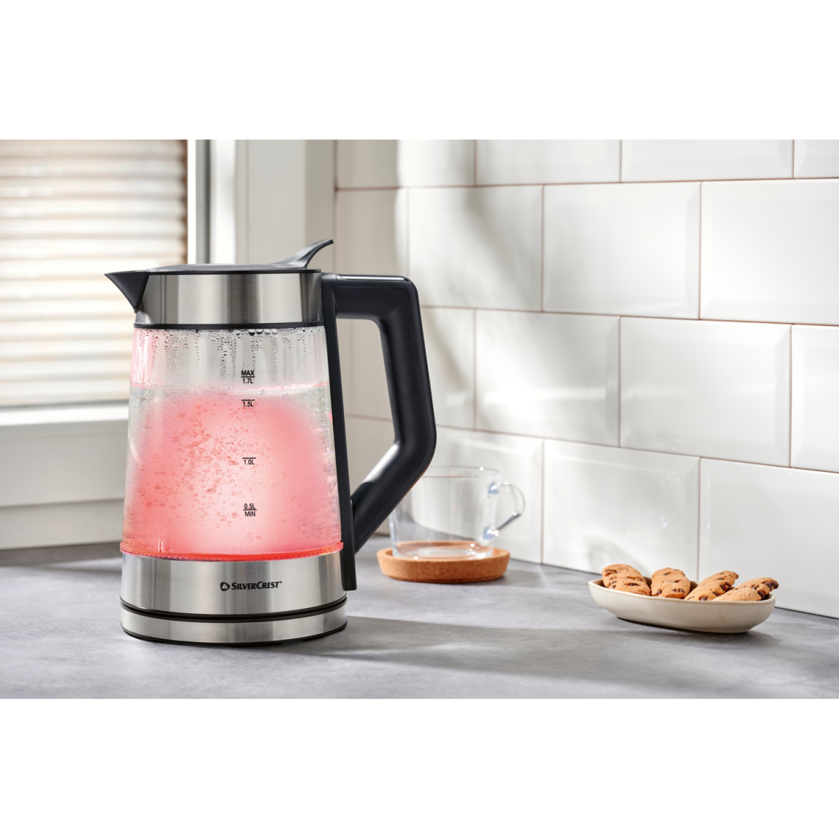 SILVERCREST® ketel SWGD 3000 B3, gemaakt van glas