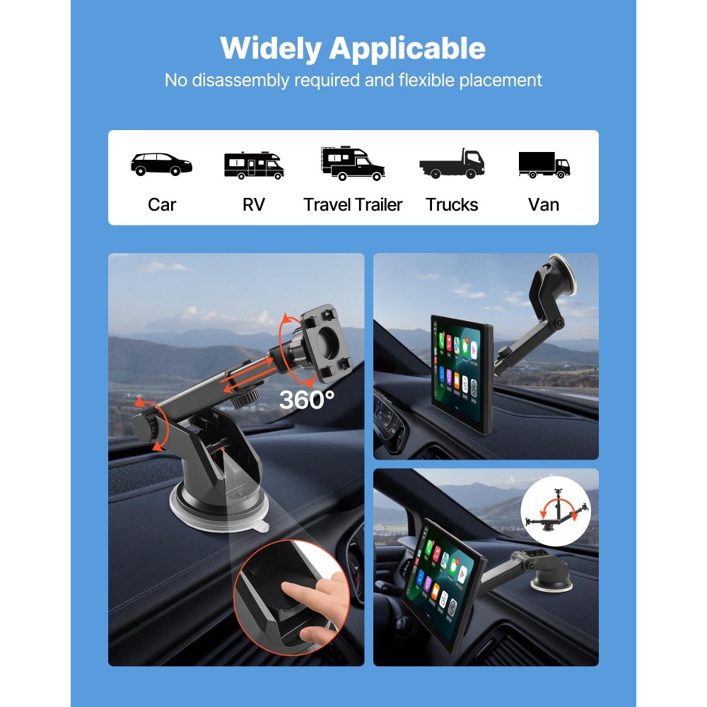 Kabelloses Autoradio (228,6 mm), HD-Radio mit Touchscreen mit Apple CarPlay und Android Auto, CarPlay-Bildschirm mit Kameras vorne und hinten, Sprachsteuerung, Mirror Link, Bluetooth, GPS-Navigation Kabelloses Autoradio (228,6 mm), HD-Radio mit Touchscreen mit Apple CarPlay und Android Auto, CarPlay-Bildschirm mit Kameras vorne und hinten, Sprachsteuerung, Mirror Link, Bluetooth, GPS-Navigation