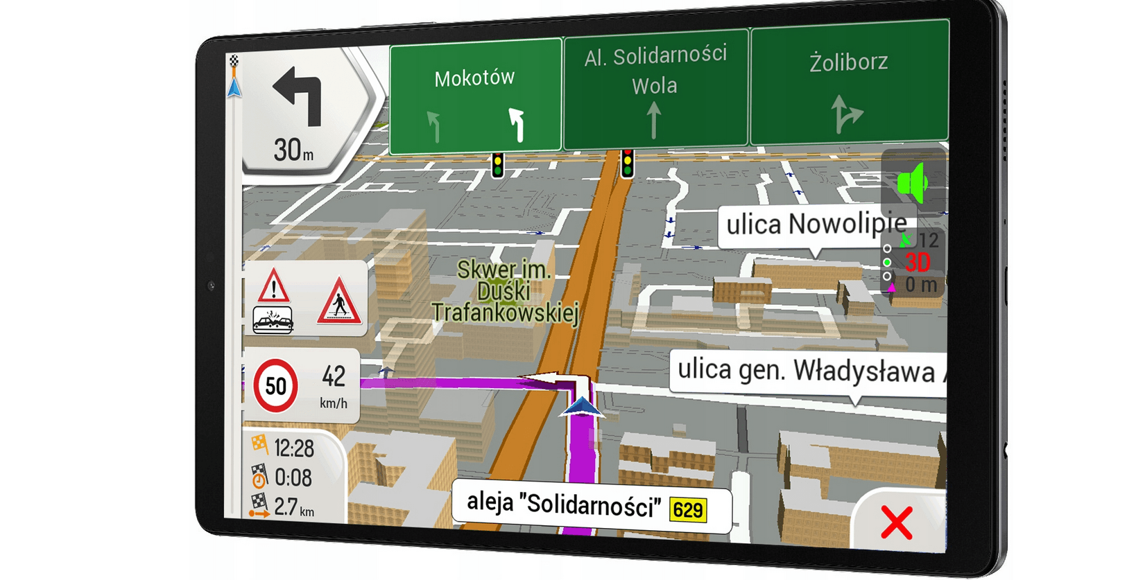 Nawigacja dla samochodu ciężarowego autobus samochód kempingowy iGO ANDROID z tabletem Samsung z uchwytem i ładowarką 12/24V Nawigacja dla samochodu ciężarowego autobus samochód kempingowy iGO ANDROID z tabletem Samsung z uchwytem i ładowarką 12/24V