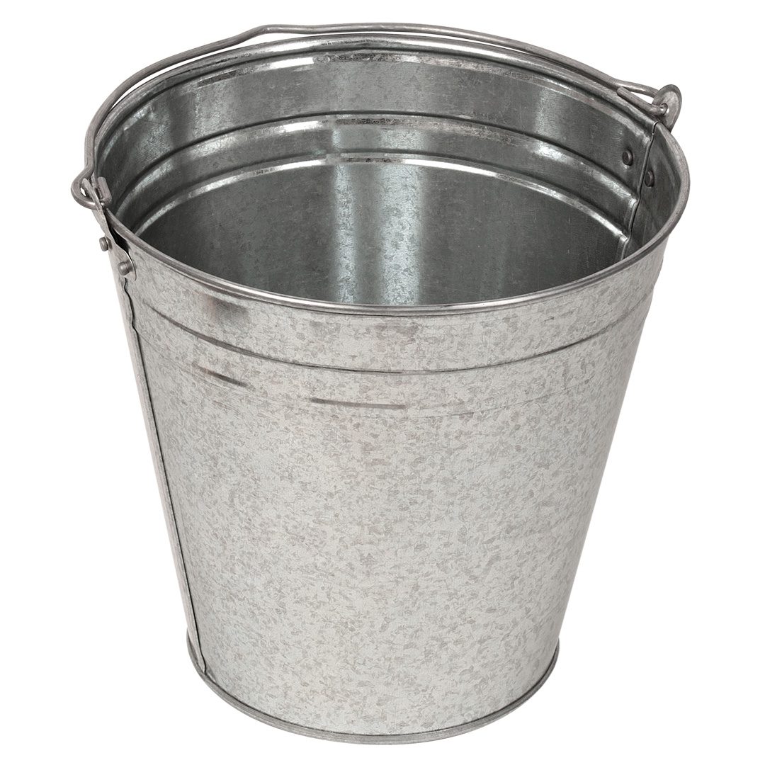 Galvanized bucket
