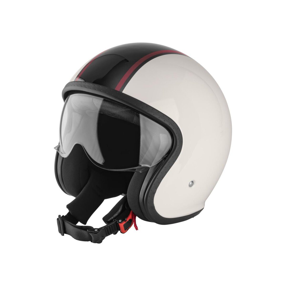 ULTIMATE SPEED® Jethelm, M, beige/schwarz/rot