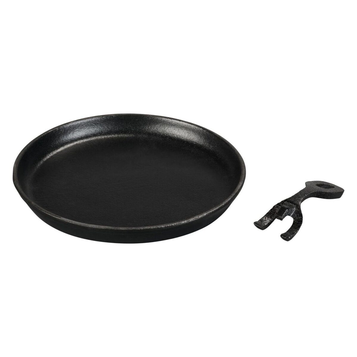 GRILLMEISTER grillpan + serveerplaat / gladde burgerpers / gegroefde burgerpers