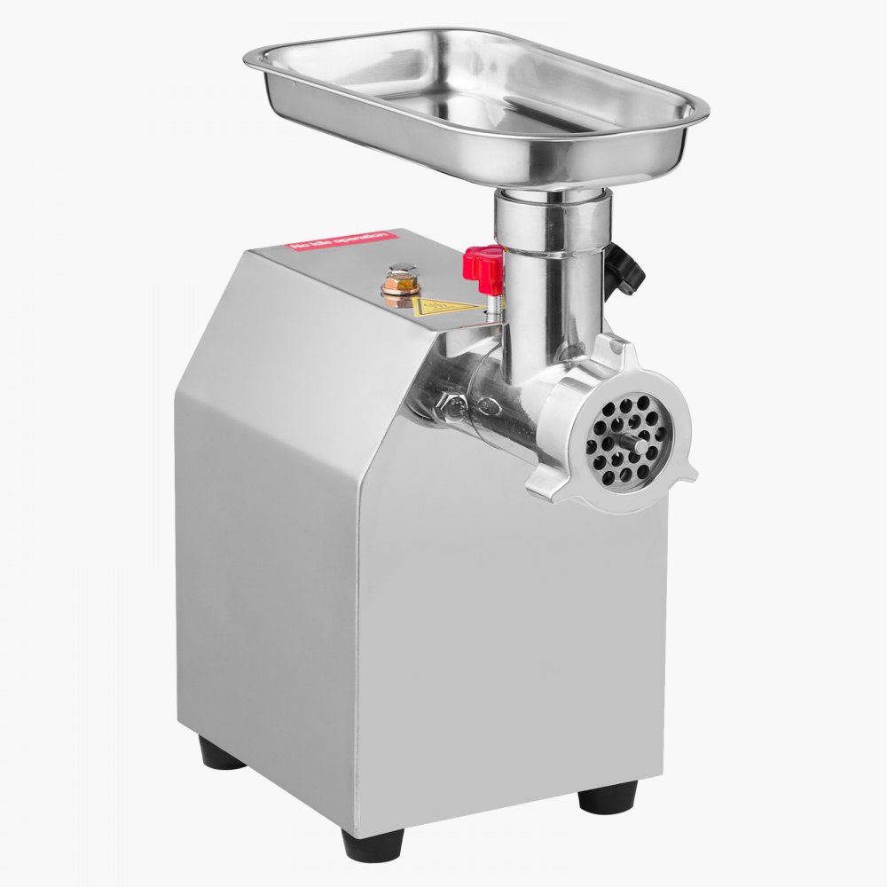 2.3kg/min Capacity Electric Meat Grinder, 600W Industrial Tabletop Meat Grinder with Blade and Grinding Plate, Sausage Machine, Stainless Steel Commercial Meat Grinder for Kitchen Restaurant