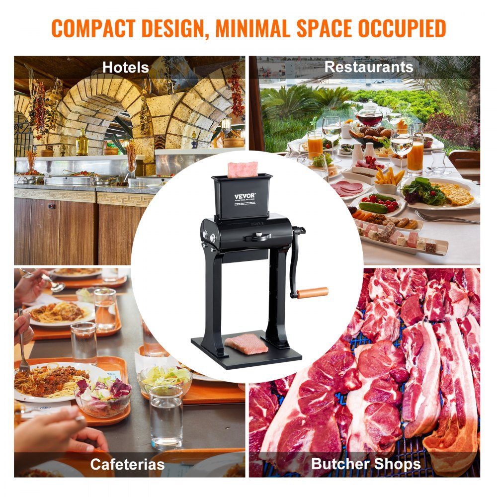 Meat Tenderizer Machine 445x300x245mm Meat Tenderizer 420 Stainless Steel Meat Tenderizer Blades Steak Tenderizer for Chicken Beef Pork Steak Kitchen Home Restaurant Cooking Accessories