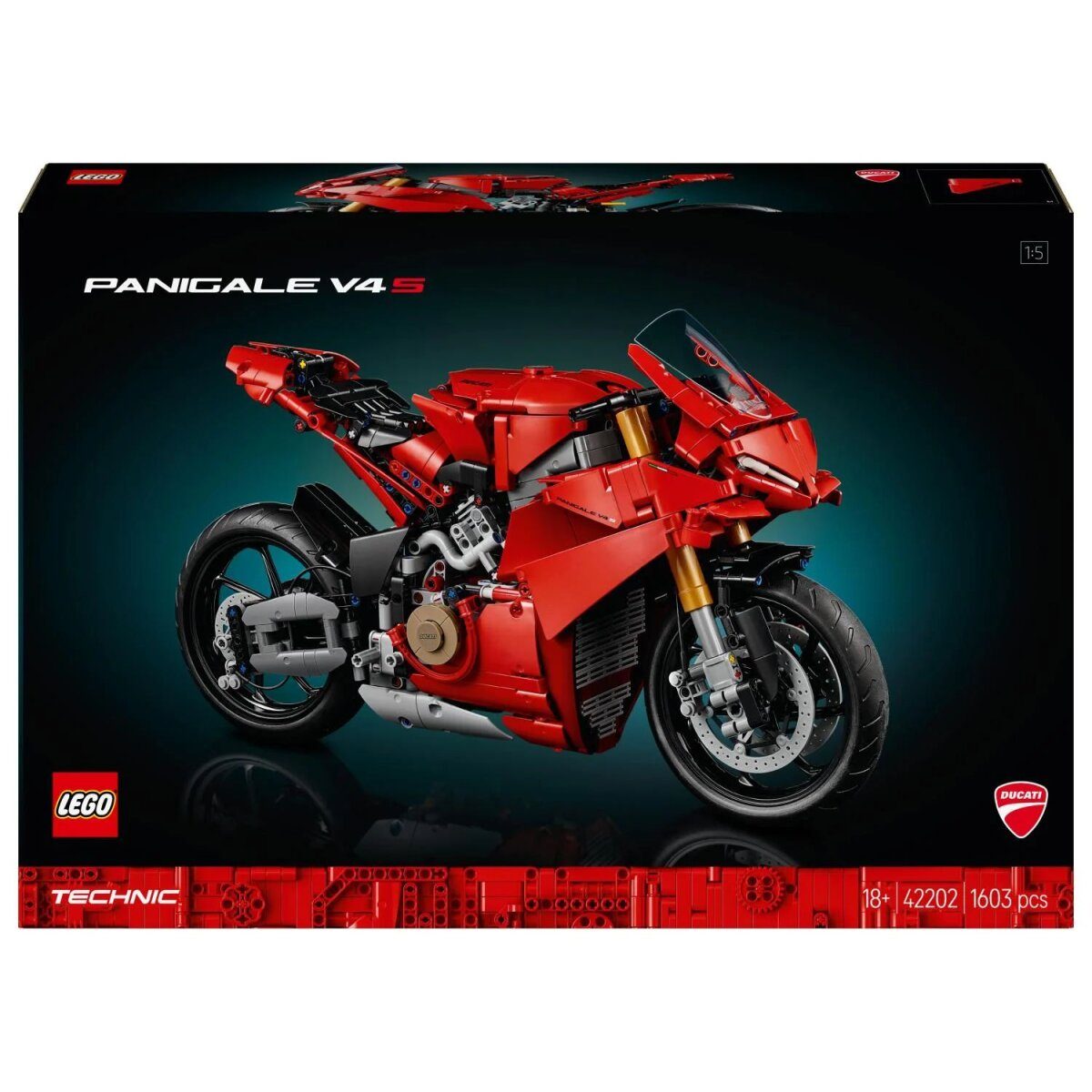 Moto LEGO® TECHNIC 42202 Ducati Panigale V4 S