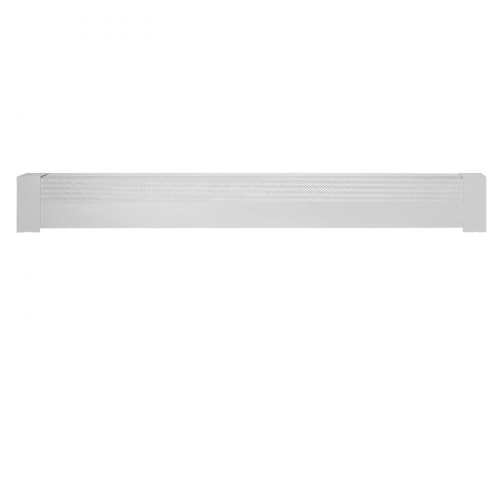 Heizungsabdeckungen, Basic-Serie, 1831 x 80 x 193 mm, Standard-Frontabdeckung für elektrische Heizkörper, robuste Ersatzabdeckung aus Stahl für Schlafzimmer, Weiß
