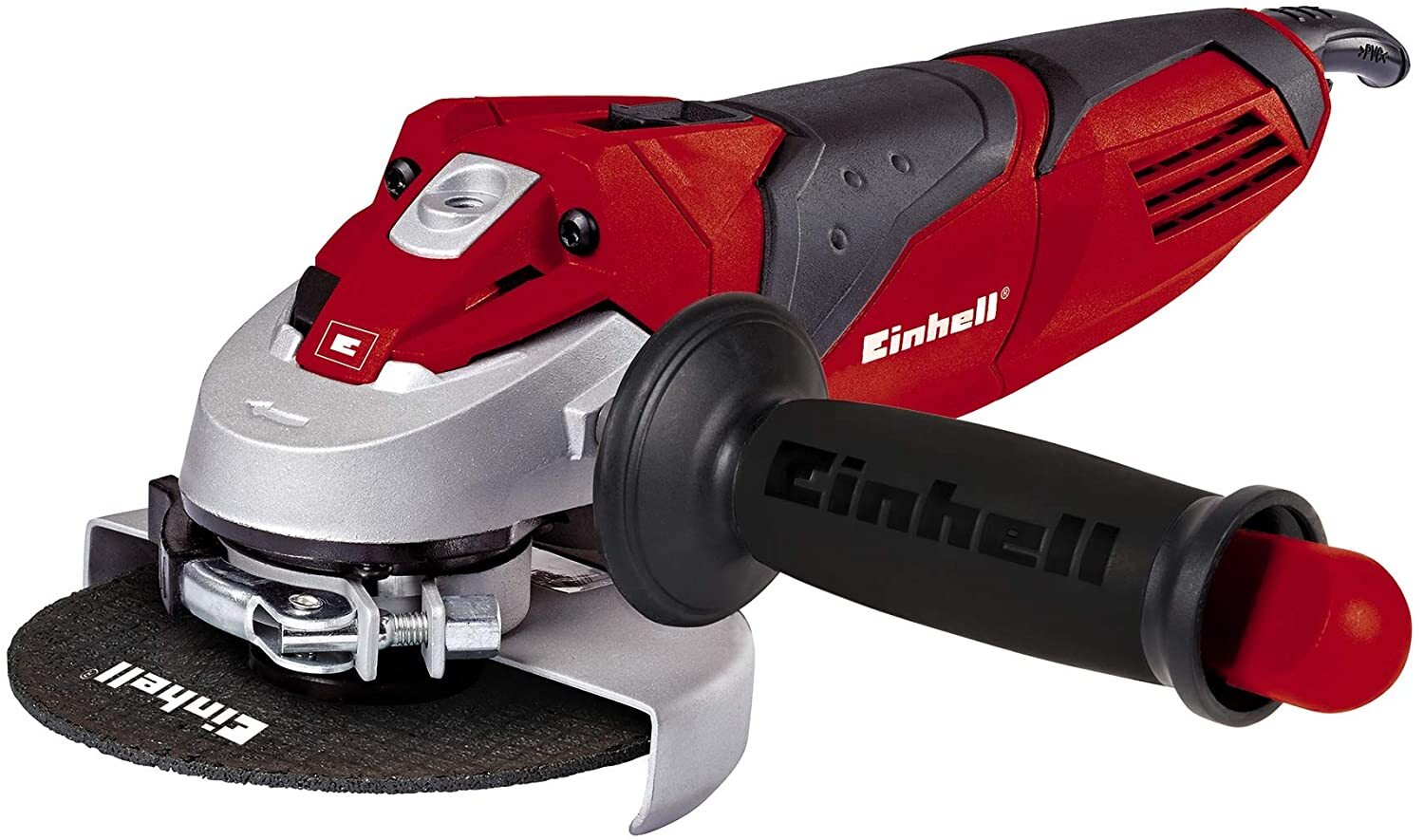 Einhell haakse slijper TE-AG 125/750 kit (750 W, schijf Ø 125 mm, sleutel in extra handgreep, inclusief verschuifbare doorslijpschijf, schijfbescherming) Einhell haakse slijper TE-AG 125/750 kit (750 W, schijf Ø 125 mm, sleutel in extra handgreep, inclusief verschuifbare doorslijpschijf, schijfbescherming)