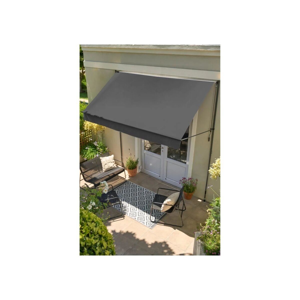 LIVARNO® Klemmmarkise 300 x 150, Anthrazit