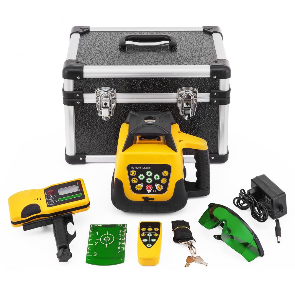 Roterend laserwaterpas, kruislijnlaserset, statiefnivelleringsstaf Roterend laserwaterpas, kruislijnlaserset, statiefnivelleringsstaf