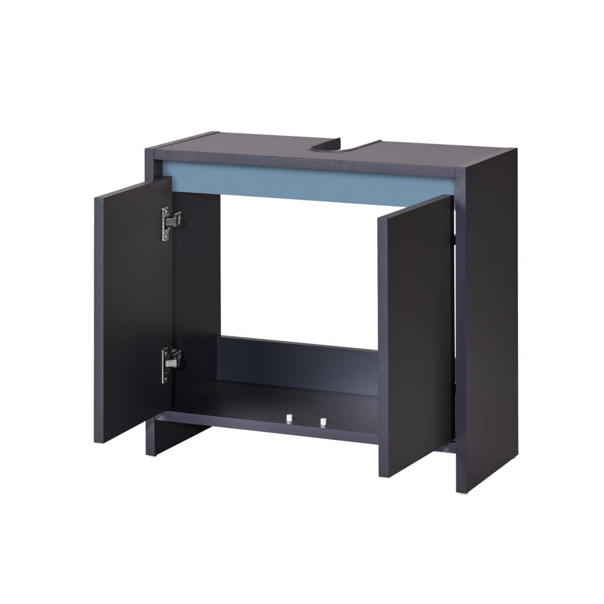 LIVARNO home “Oslo” washbasin cabinet with 2 doors, anthracite