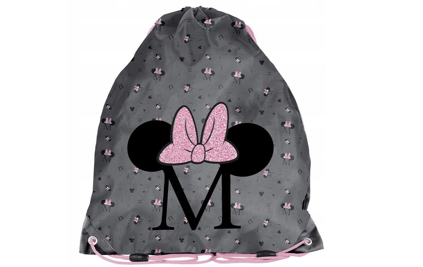 Minnie Mouse School Bag School Bag School Bag 5-Piece Set Pencil Bag Girls Grey