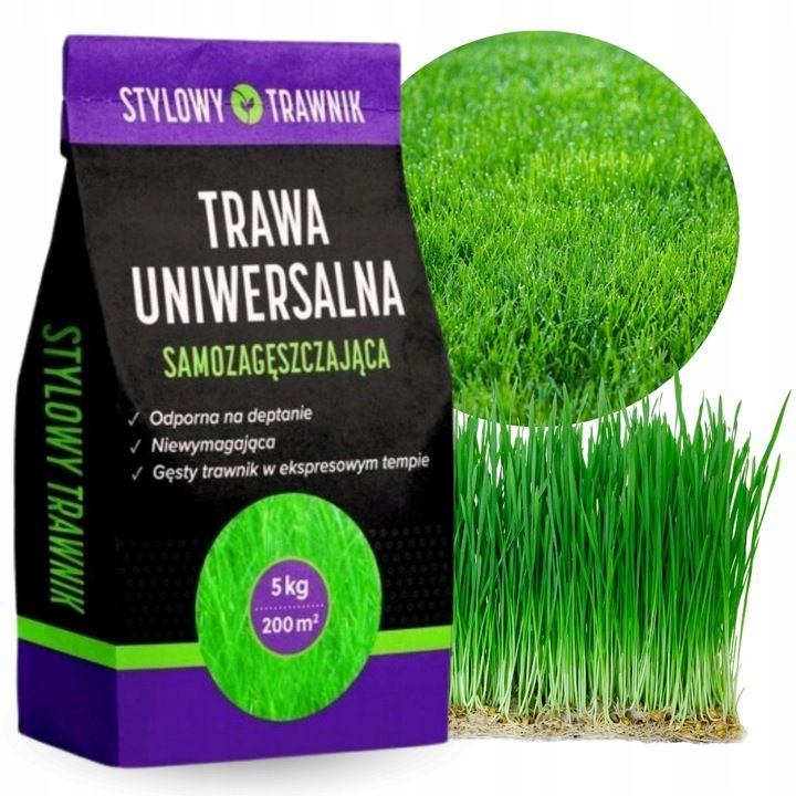 Universal lawn seed mix - self-compacting and tread-resistant - 5 kg Universal lawn seed mix - self-compacting and tread-resistant - 5 kg