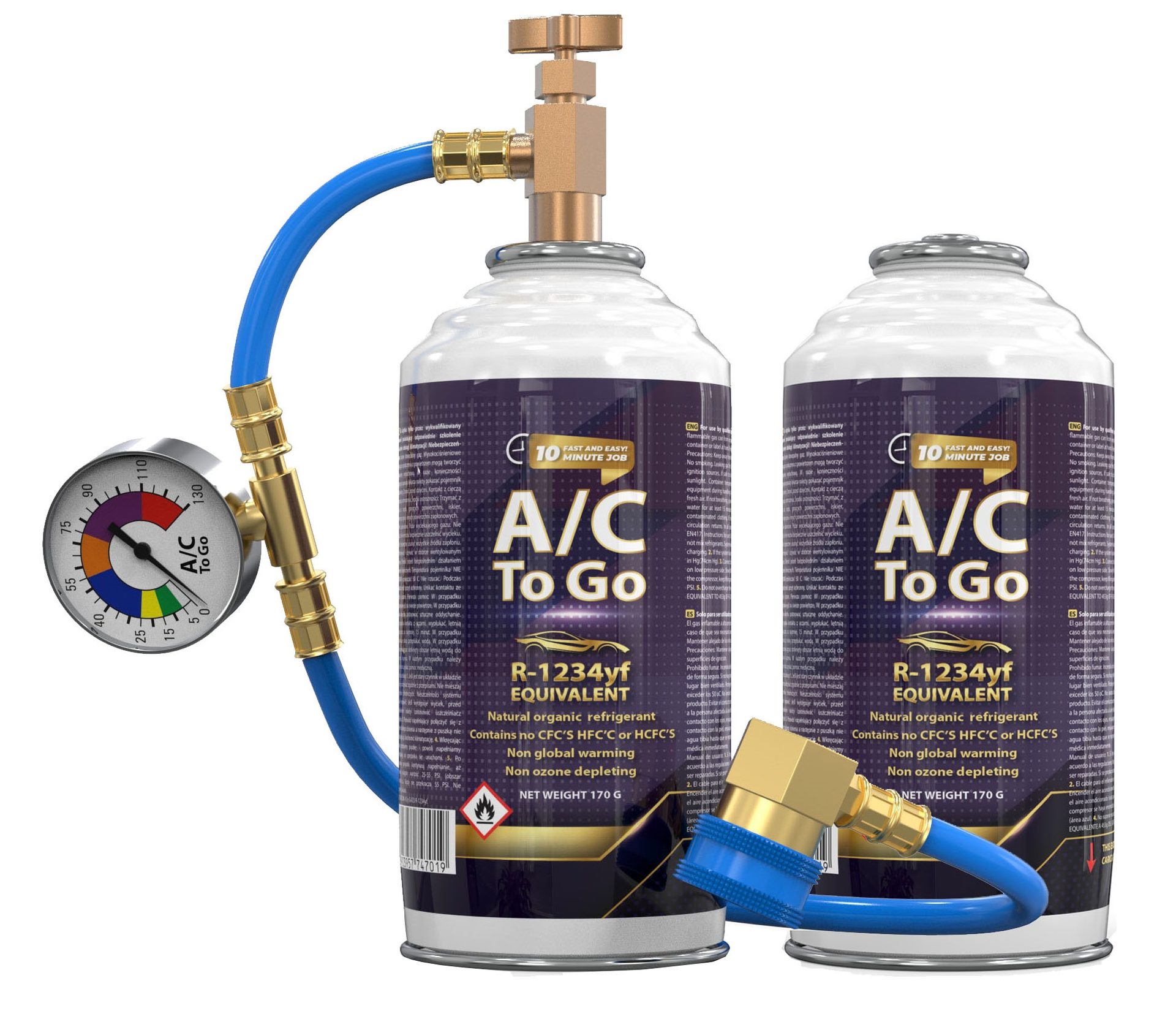 Kit chargeur double climatisation pour véhicules R1234yf