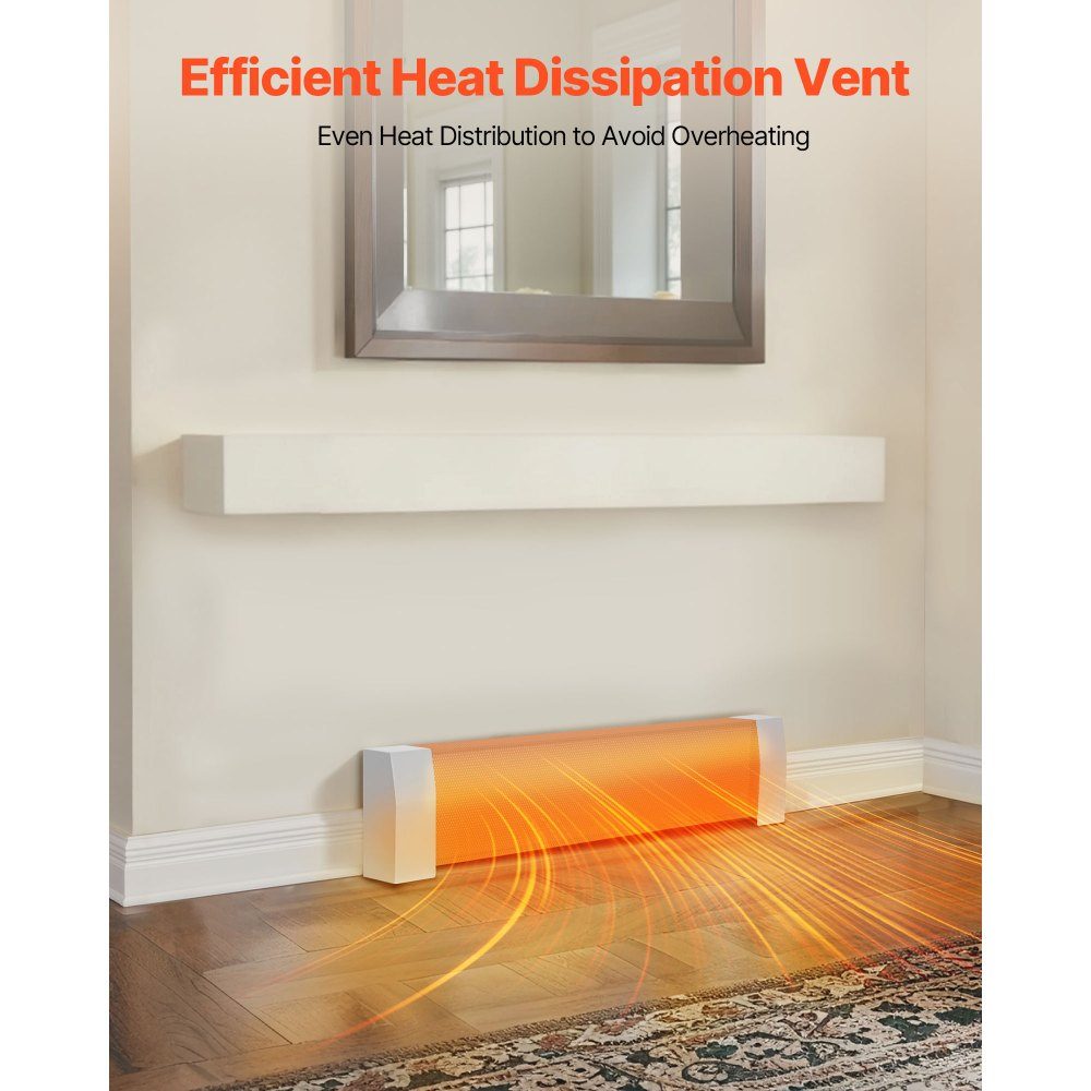 Heater Covers Premium Series 917 x 81 x 193mm Standard Front Cover for Radiators Electric Heaters Heavy Duty Steel Replacement Cover for Bedroom White