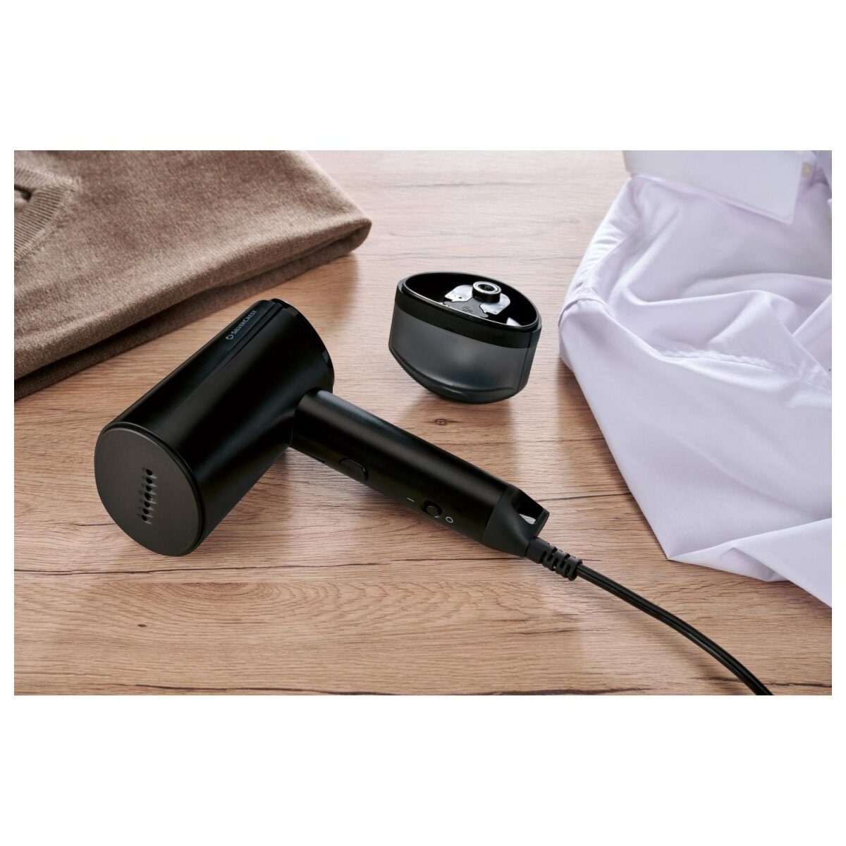SILVERCREST® steam smoother SDBF 1200 B1, foldable, black