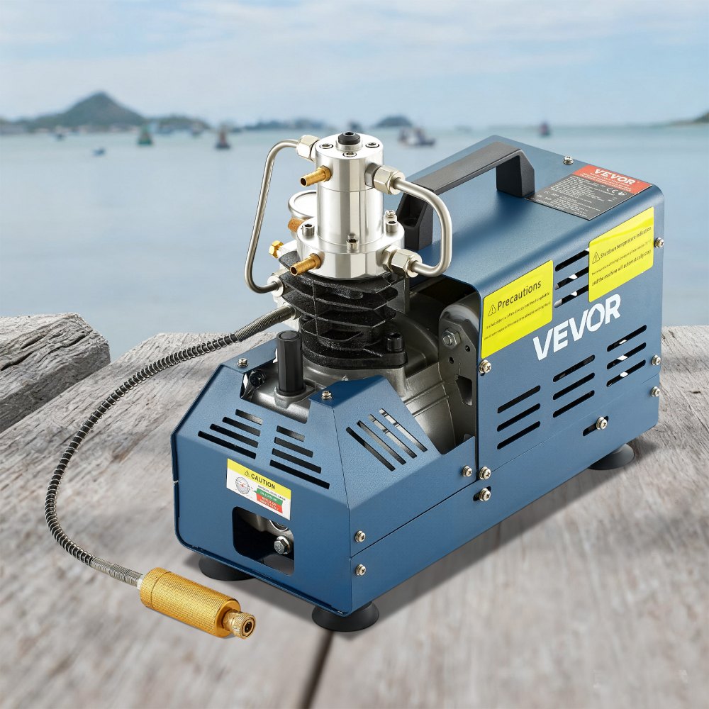 Hochdruckkompressor, 4500 PSI/30 MPA/300 BAR Hochdruck-Luftkompressor, 1800 W 220 V manueller Stopp-Luftpistolenkompressor, geeignet für Paintball-Luftgewehr, PCP-Gewehr, Luftpistole, Tauchflasche Hochdruckkompressor, 4500 PSI/30 MPA/300 BAR Hochdruck-Luftkompressor, 1800 W 220 V manueller Stopp-Luftpistolenkompressor, geeignet für Paintball-Luftgewehr, PCP-Gewehr, Luftpistole, Tauchflasche