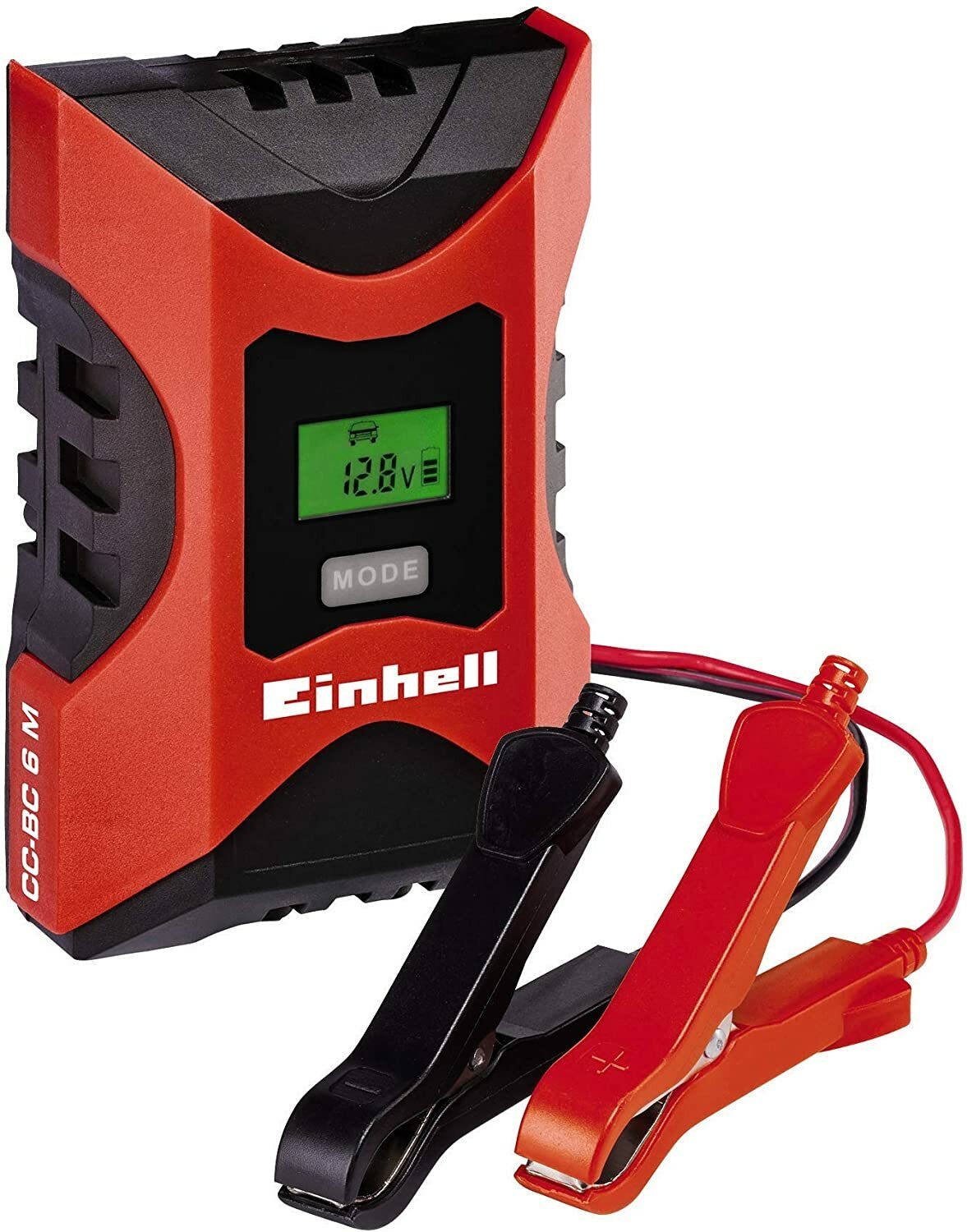 Einhell acculader CC-BC 6 M tot 200 Ah (6V/12V, microprocessorgestuurde allround lader)