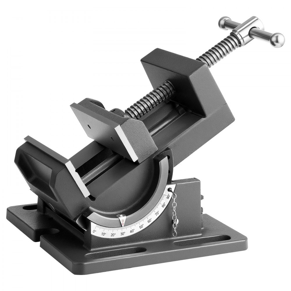 Kantelbare machinebankschroef, 10.795 cm bekbreedte, boorbankschroef, 0-90° kantelbaar, werkbankbankschroef voor houtbewerking & tafelbladen, zwart Kantelbare machinebankschroef, 10.795 cm bekbreedte, boorbankschroef, 0-90° kantelbaar, werkbankbankschroef voor houtbewerking & tafelbladen, zwart
