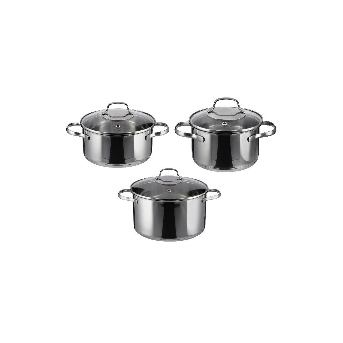 Zestaw garnków SILVERCREST®, 3 sztuki