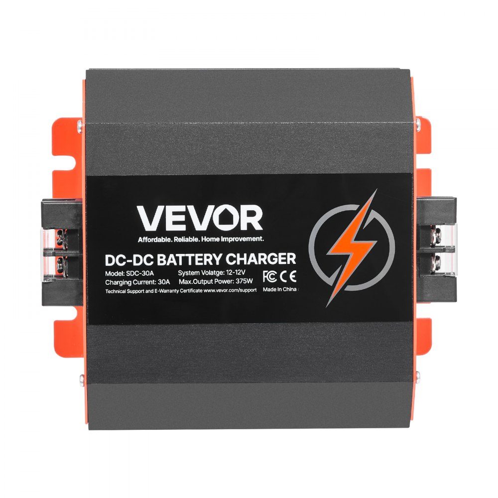 12V 30A DC/DC-Batterieladegerät 375W Blei-Säure-Lithium-AGM-GEL- und Nassbatterie-Ladegerät Intelligentes mehrstufiges Laden für Wohnmobile, Nutzfahrzeuge, Boote, Yachten