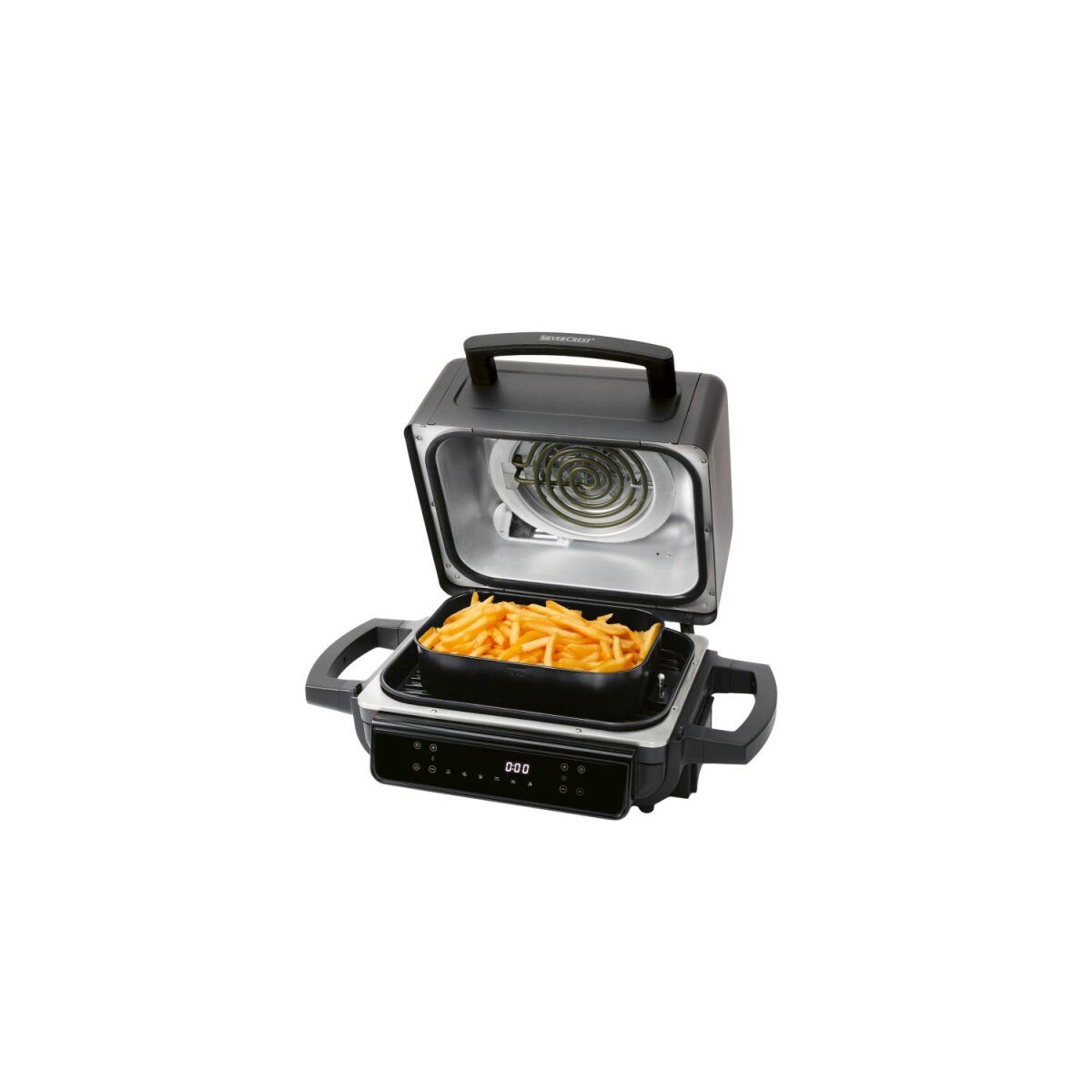 SILVERCREST® KITCHEN TOOLS hot air fryer with grill and smoker function »SHLFS 2200 A1«, 2200 W, 3.8 l