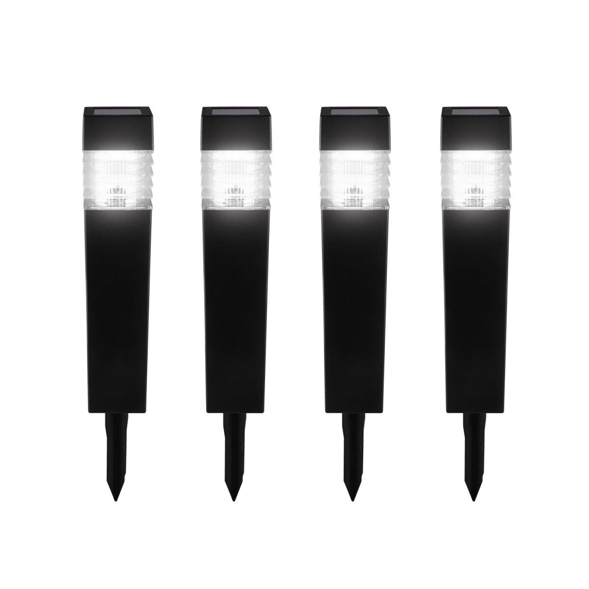 Lampes solaires LED LIVARNO®, 4 pièces (rectangle)
