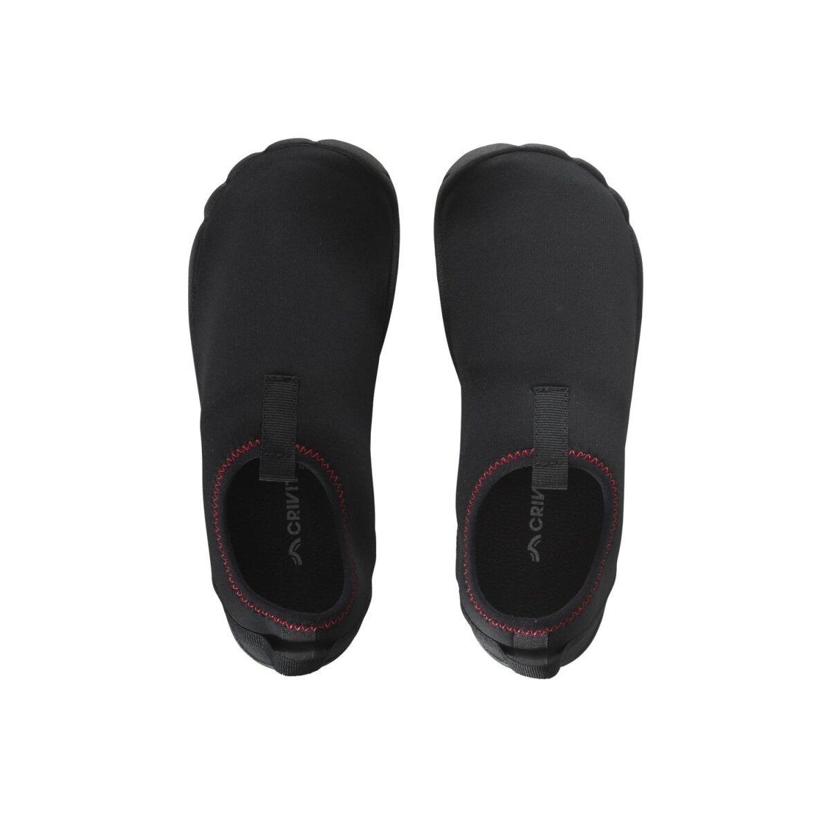 CRIVIT Chaussures de bain pour femme, légères, confortables et à séchage rapide (Noir, 38)