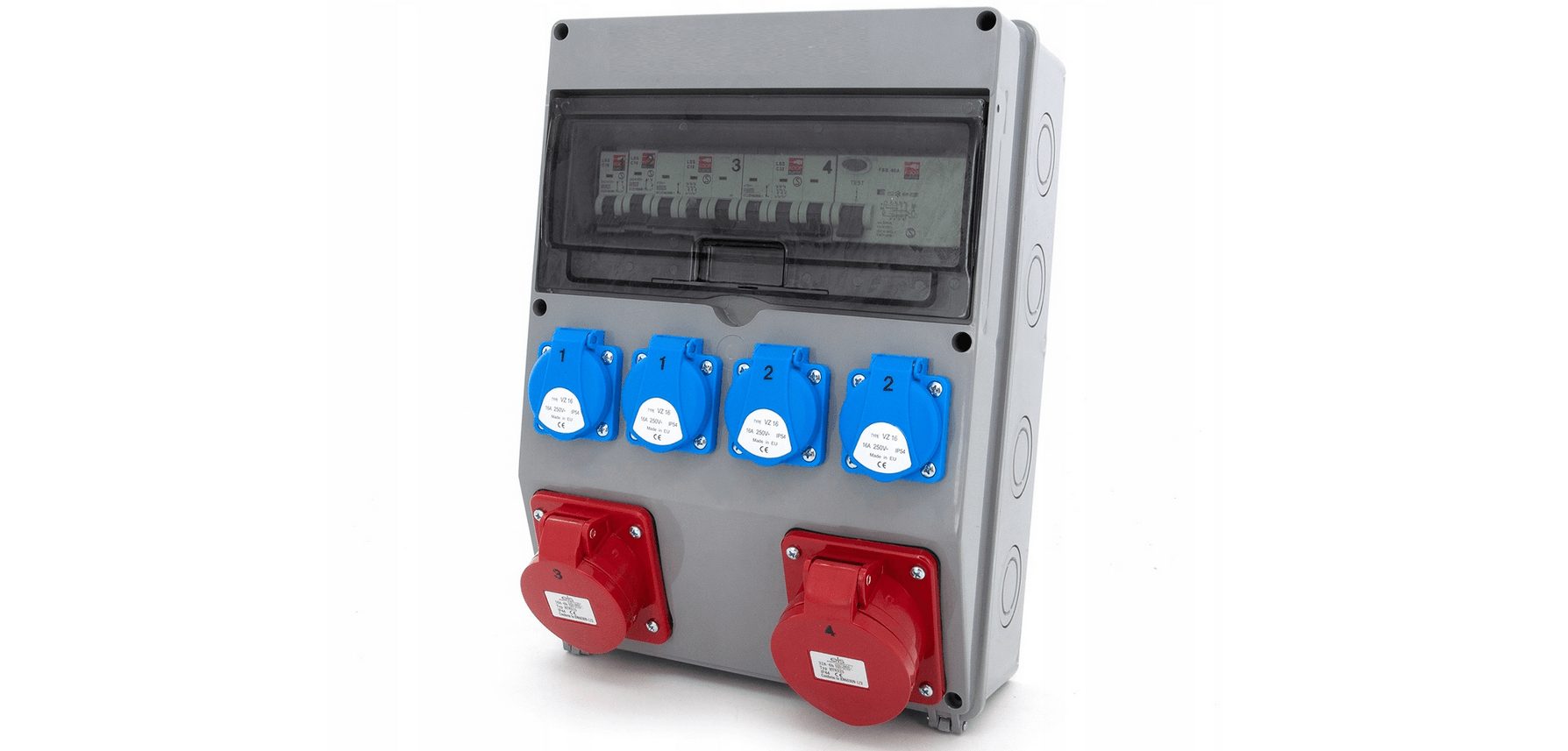 #SALE# Elektrischer Wandverteiler 32A 16A 4x230 Baukasten