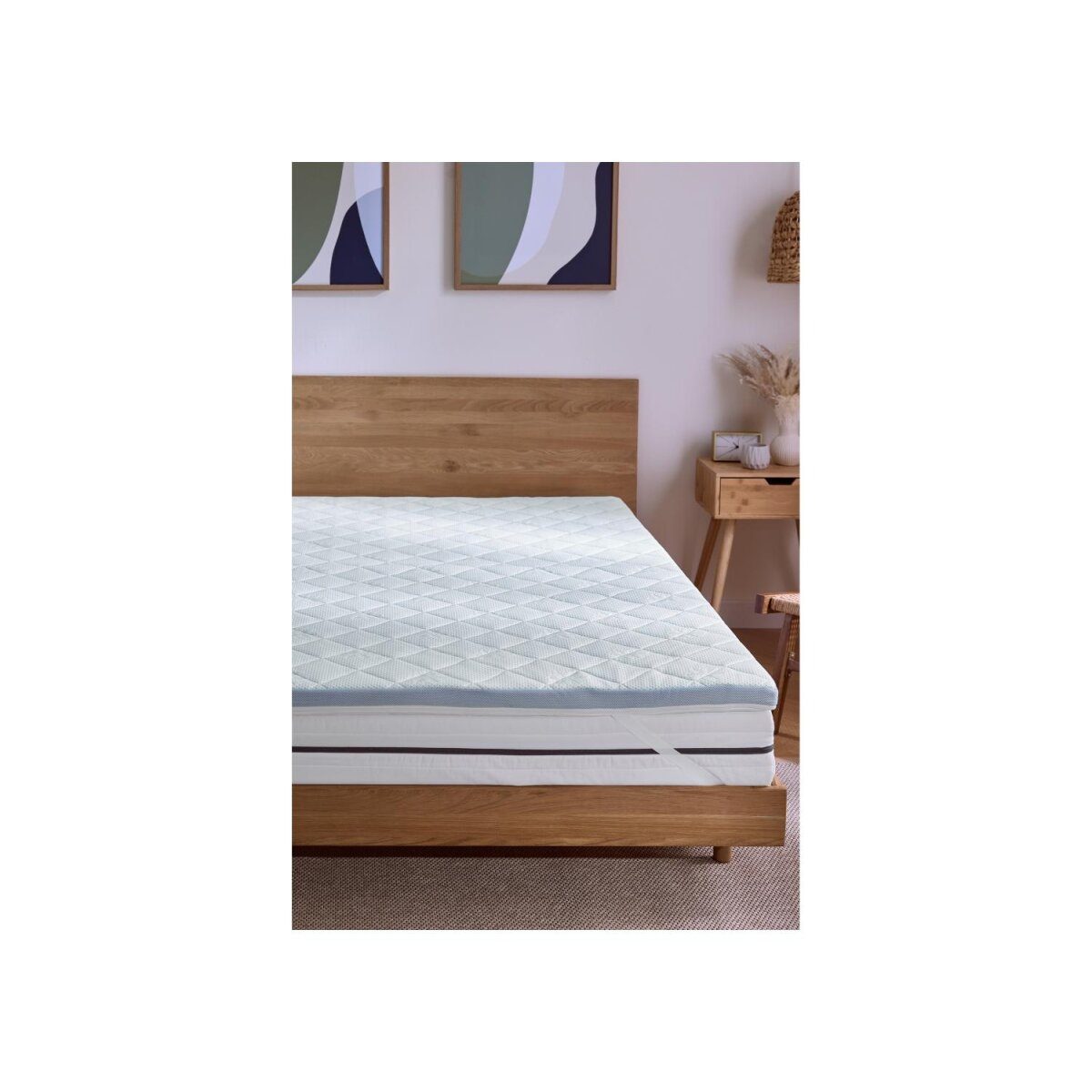 LIVARNO® Matratzenauflage Freeze, 90 x 200 cm, weiß