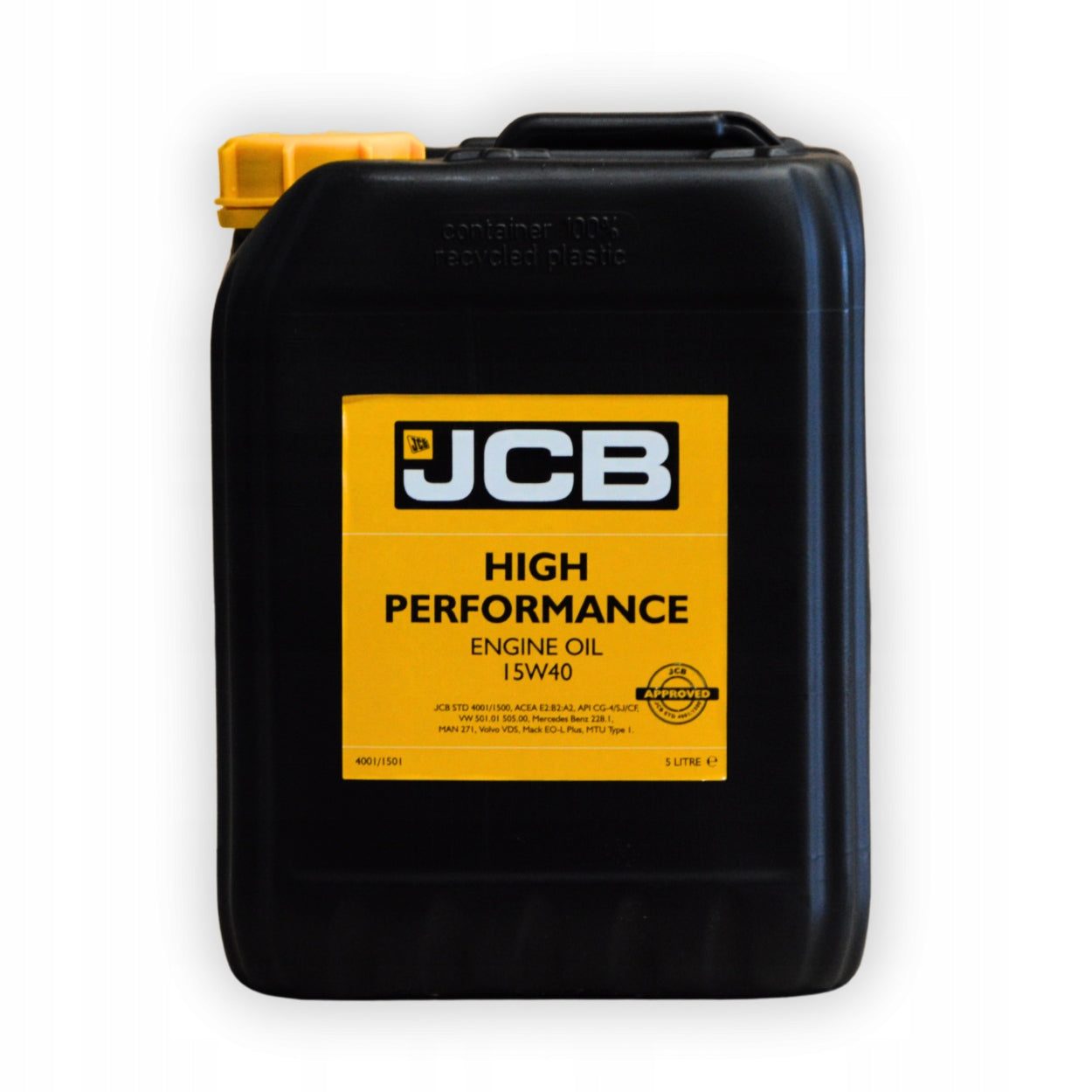 JCB engine oil EP 15W40 - 5 L backhoe loader 3CX 4001/1801E original