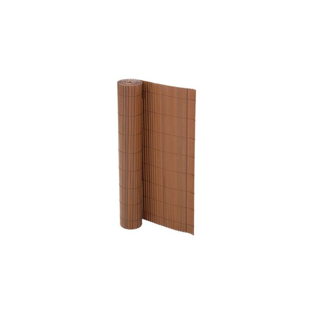 Ribelli privacymat, gemaakt van PVC, 120 x 400 cm, bruin Ribelli privacymat, gemaakt van PVC, 120 x 400 cm, bruin