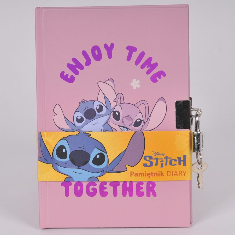 Journal noir avec Stitch et Angel