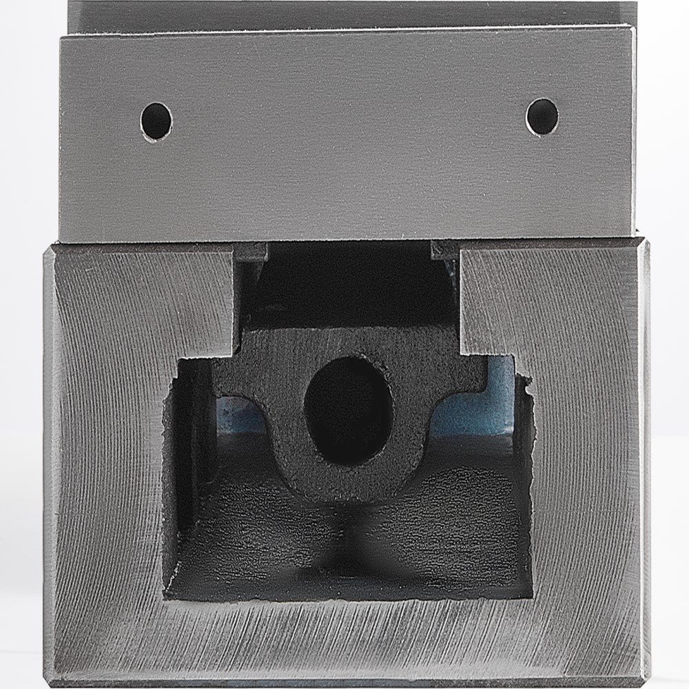 Hochpräziser Schraubstock mit Schraubklemmung, Backenbreite 101,6 mm, CNC-Schraubstock mit fester Backe