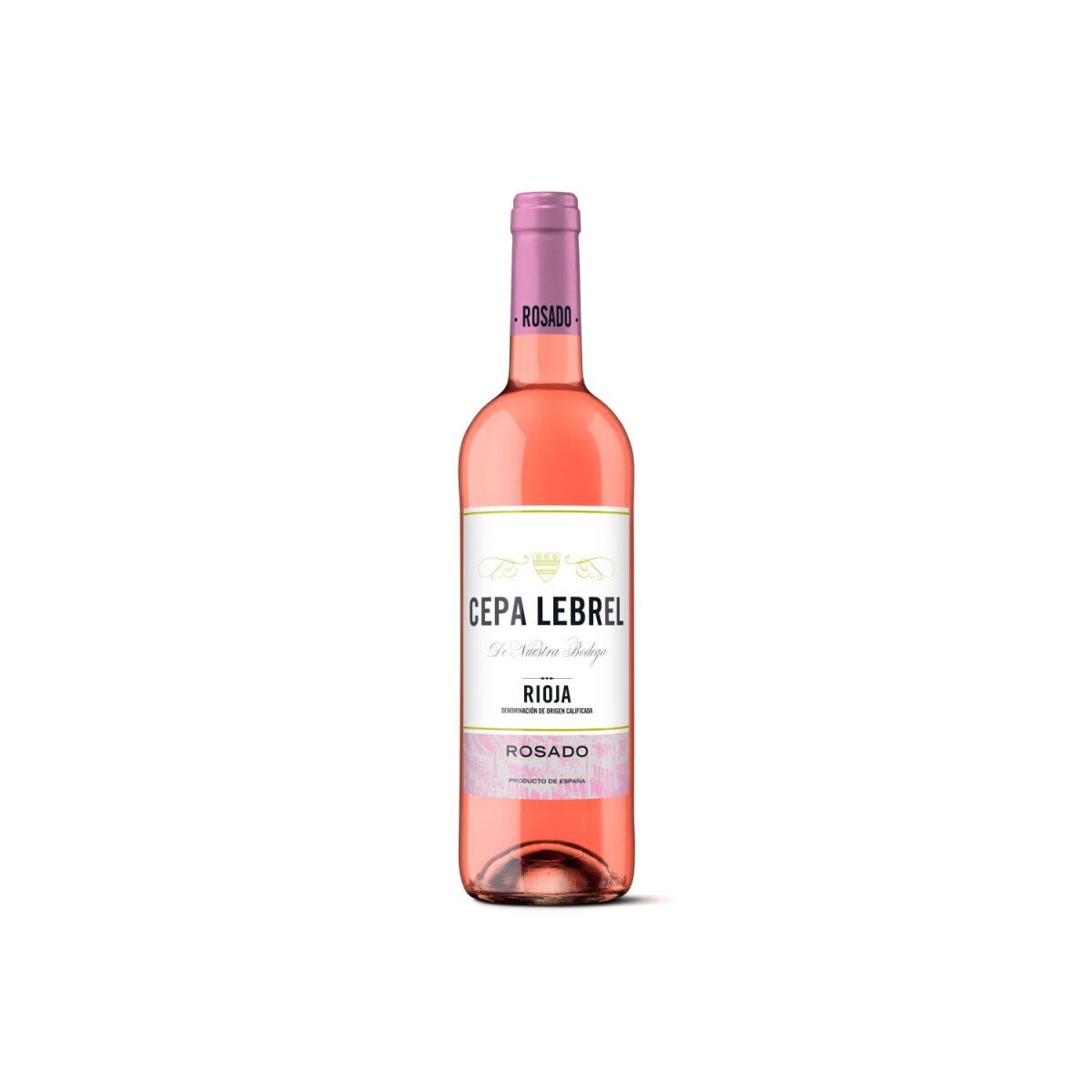 Vin rosé sec végétalien Cepa Lebrel Rioja DOCa 2023