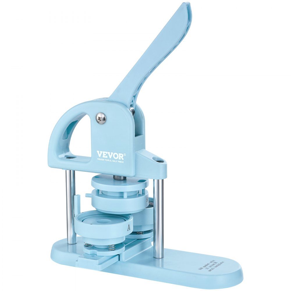 Button Maker Button Making Machine 25/32/58mm 3 in 1 Pinmaker 300 Button Parts Button Maker Machine with Panda Magic Book Bow Handle Punch Set for DIY Gifts for Kids