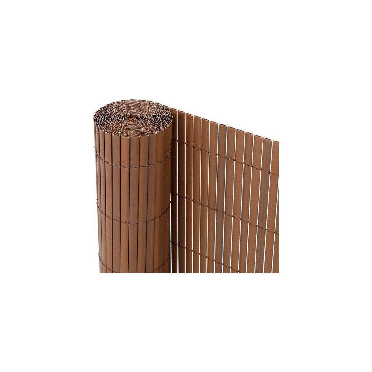Mata prywatności Ribelli, wykonana z PCV, 90 x 500 cm, kolor brązowy