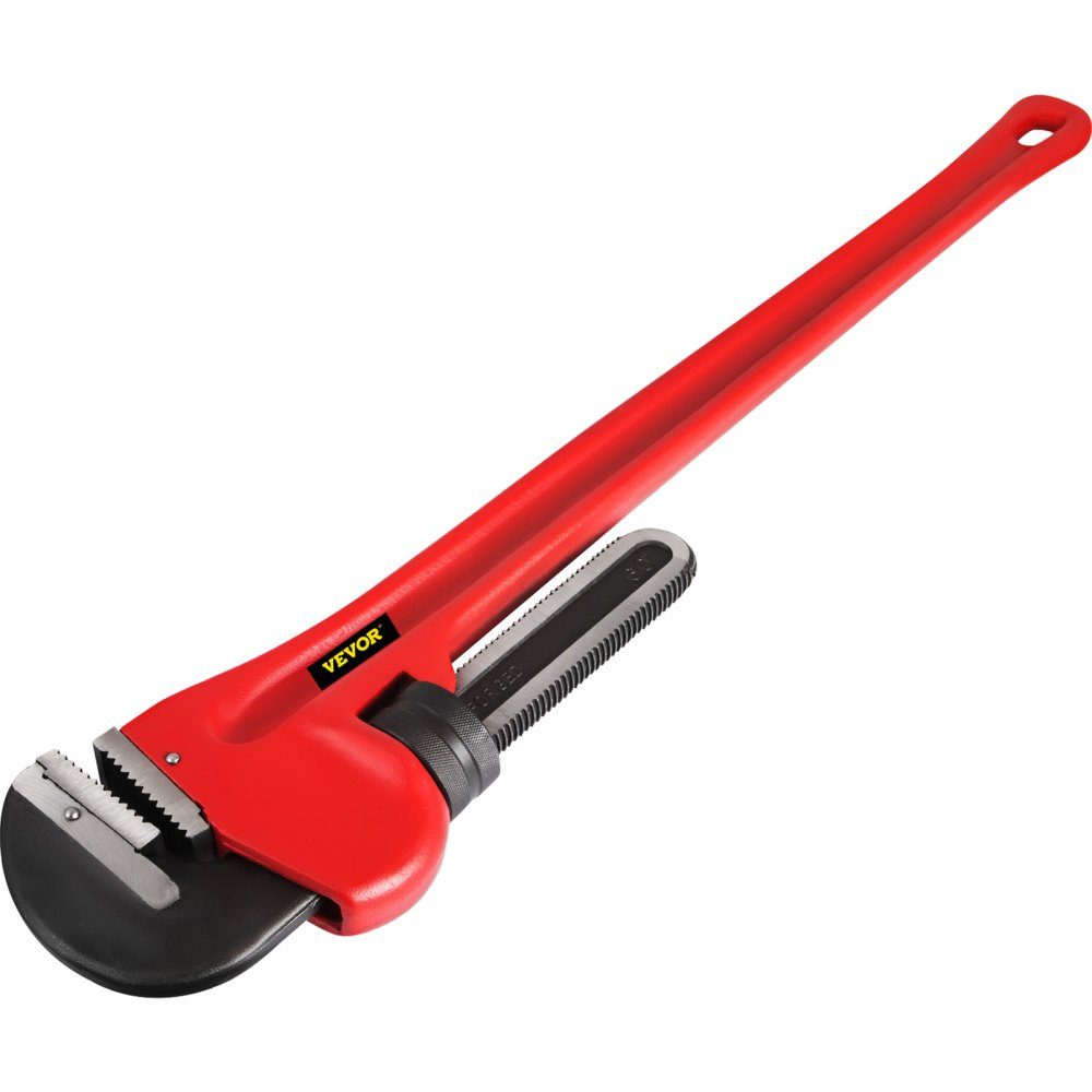 Pipe Wrench Crimping Tool Pressing Wrench 110cm Steel Pipe Wrench Adjustable Plumbing Tool for Sink Faucet Toilet Bathroom Kitchen Drain Repair Installation