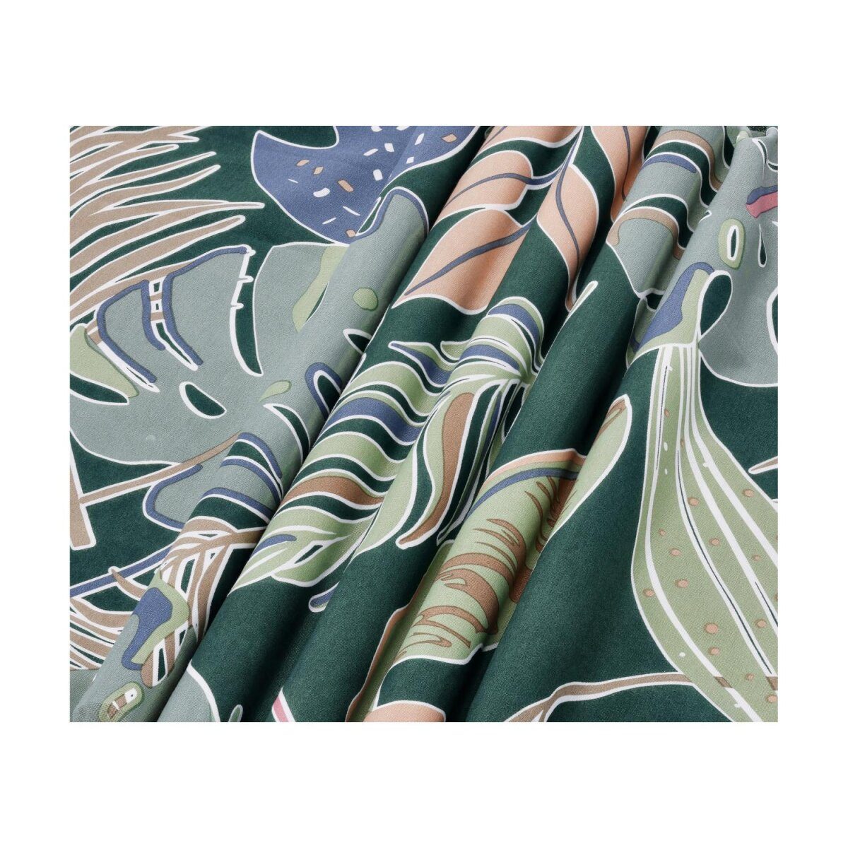 LIVARNO ® Renforcé duvet cover set, 160 x 280 cm, green