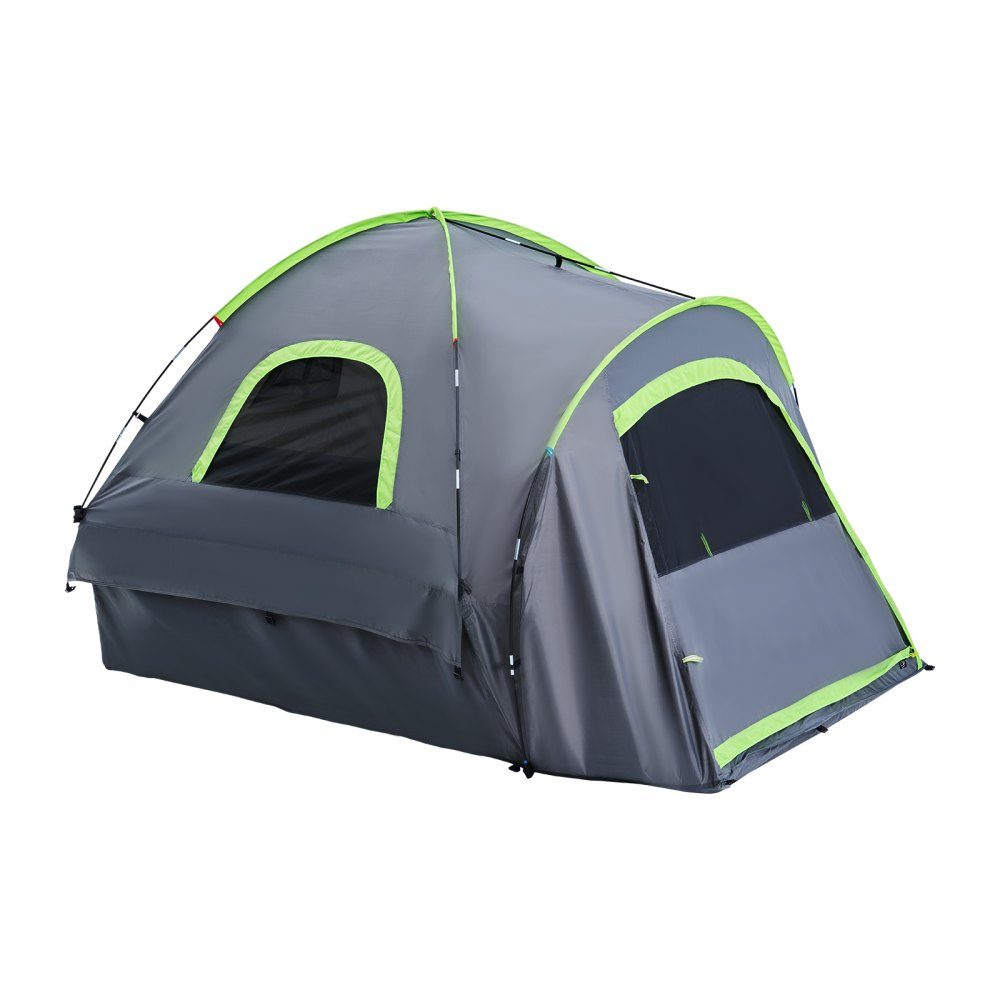 Truck Tent, Camping Tent, Pickup Tent for 1524-1585mm Truck Bed, Waterproof Truck Tent with Double Layer Windows and Storage Bag, Suitable for 2 to 3 People