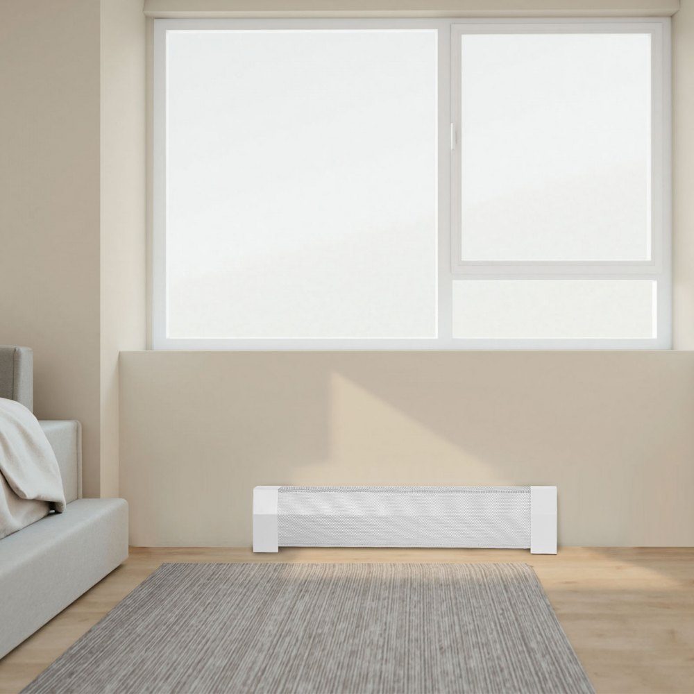 Heater Covers Premium Series 917 x 81 x 193mm Standard Front Cover for Radiators Electric Heaters Heavy Duty Steel Replacement Cover for Bedroom White