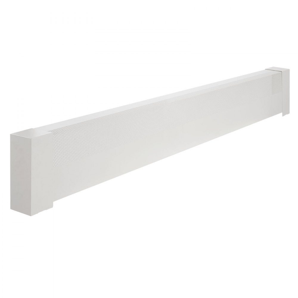 Heater Covers Basic Series 1526 x 80 x 193mm Standard Electric Radiator Front Cover Heavy Duty Steel Replacement Cover for Bedroom White