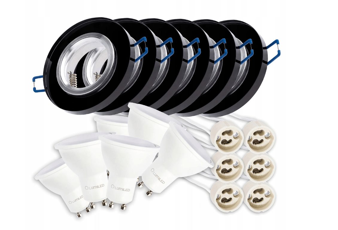 #WYPRZEDAŻ# Lampa wpuszczana punktowa typu spot, LED w KOMPLECIE z żarówką