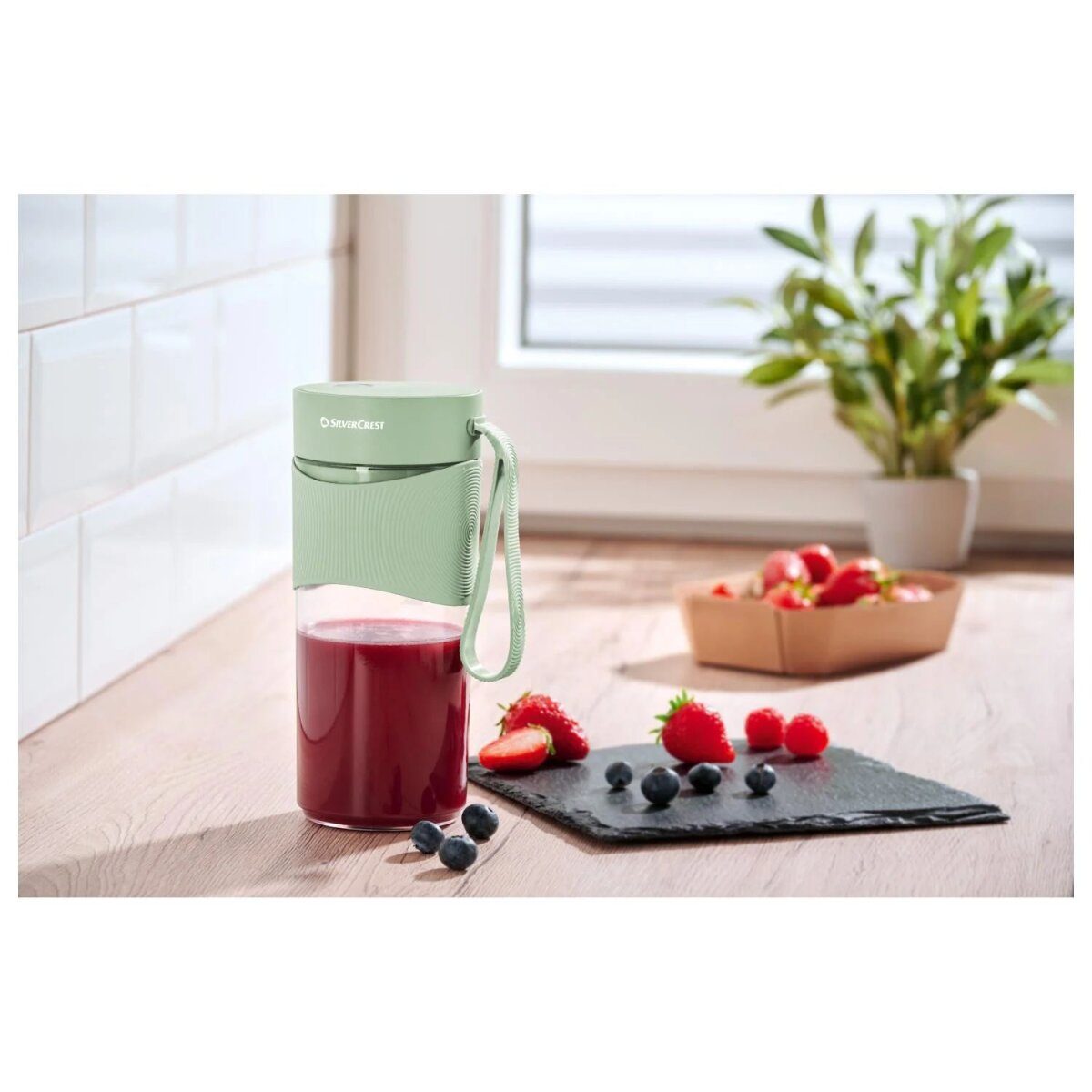 SILVERCREST® Smoothie Maker na wynos »SSMA 67 C3 (miętowy)