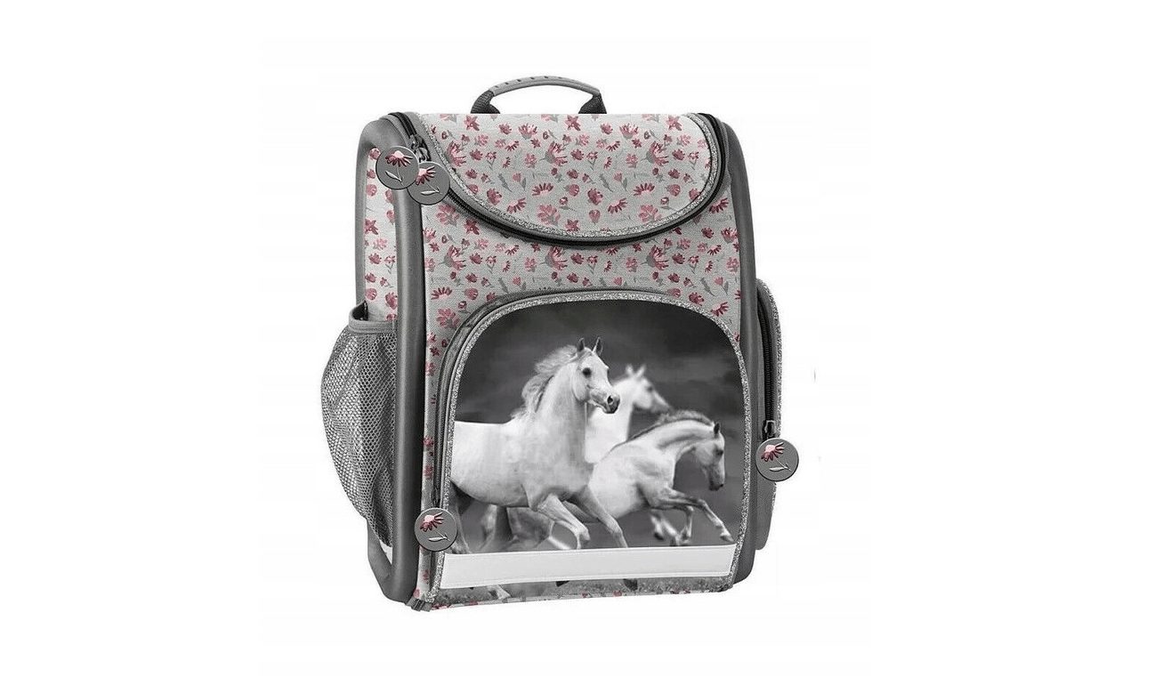 Cartable cheval sac à dos cartable XXL set trousse fille