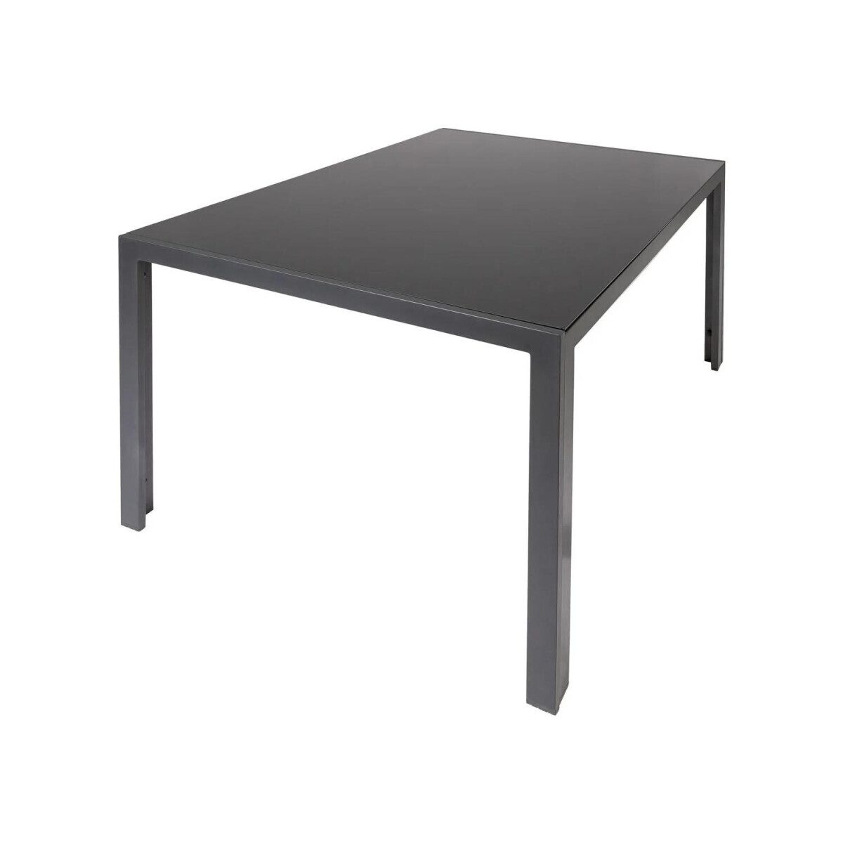 Tuintafel aluminium antraciet omkeerbaar tafelblad